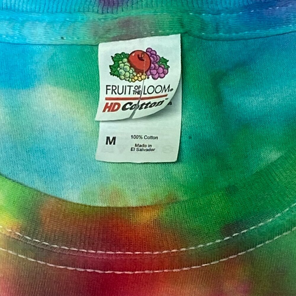 Carlos Santana 2022 Tour Tie Dye Double Sided Graphic L Blessings & Miracles Tee - Picture 12 of 13